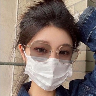 Gọng kính cận đổi màu mắt vuông không độ chống ánh sáng xanh và tia UV bảo vệ mắt cao cấp 519 Hanaso