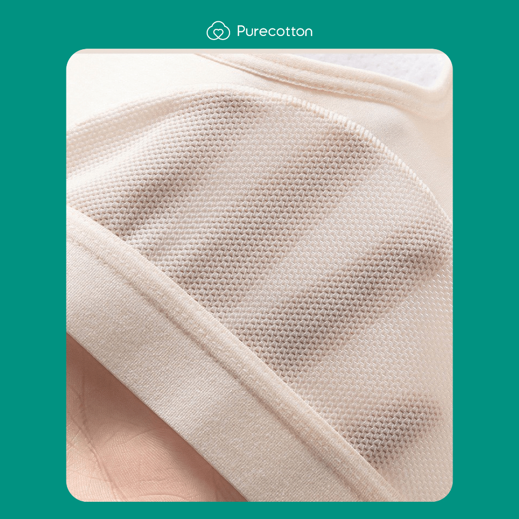 Ảnh Áo lót thể thao Purecotton bé gái mới lớn chất liệu sợi sồi cao cấp kiểu dáng chui đầu PC101 AL05 2