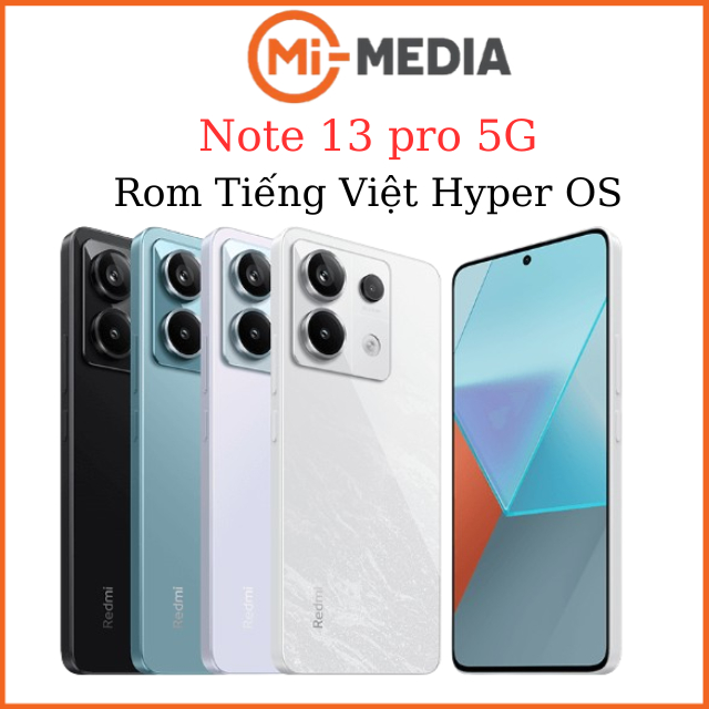 Điện thoại Xiaomi Redmi note 13 Pro 5G Tiếng Việt Hyper OS | Shopee ...