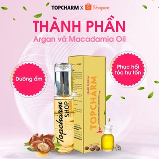Tinh dầu dưỡng tóc mượt ngăn rụng Serum tóc phục hồi hư tổn giảm gãy rụng tóc lưu hương 24h TOPCHARM