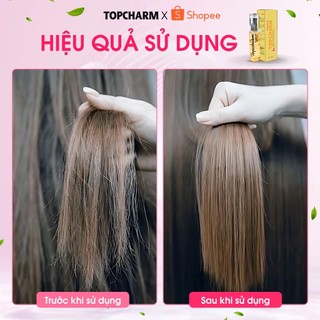 Tinh dầu dưỡng tóc mượt ngăn rụng Serum tóc phục hồi hư tổn giảm gãy rụng tóc lưu hương 24h TOPCHARM