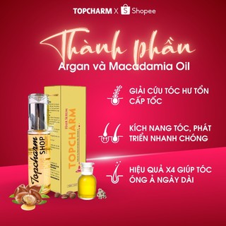 Tinh dầu dưỡng tóc Hair Serum giúp mềm mượt bóng tóc phục hồi hư tổn lưu hương 24h TOPCHARM 100ml