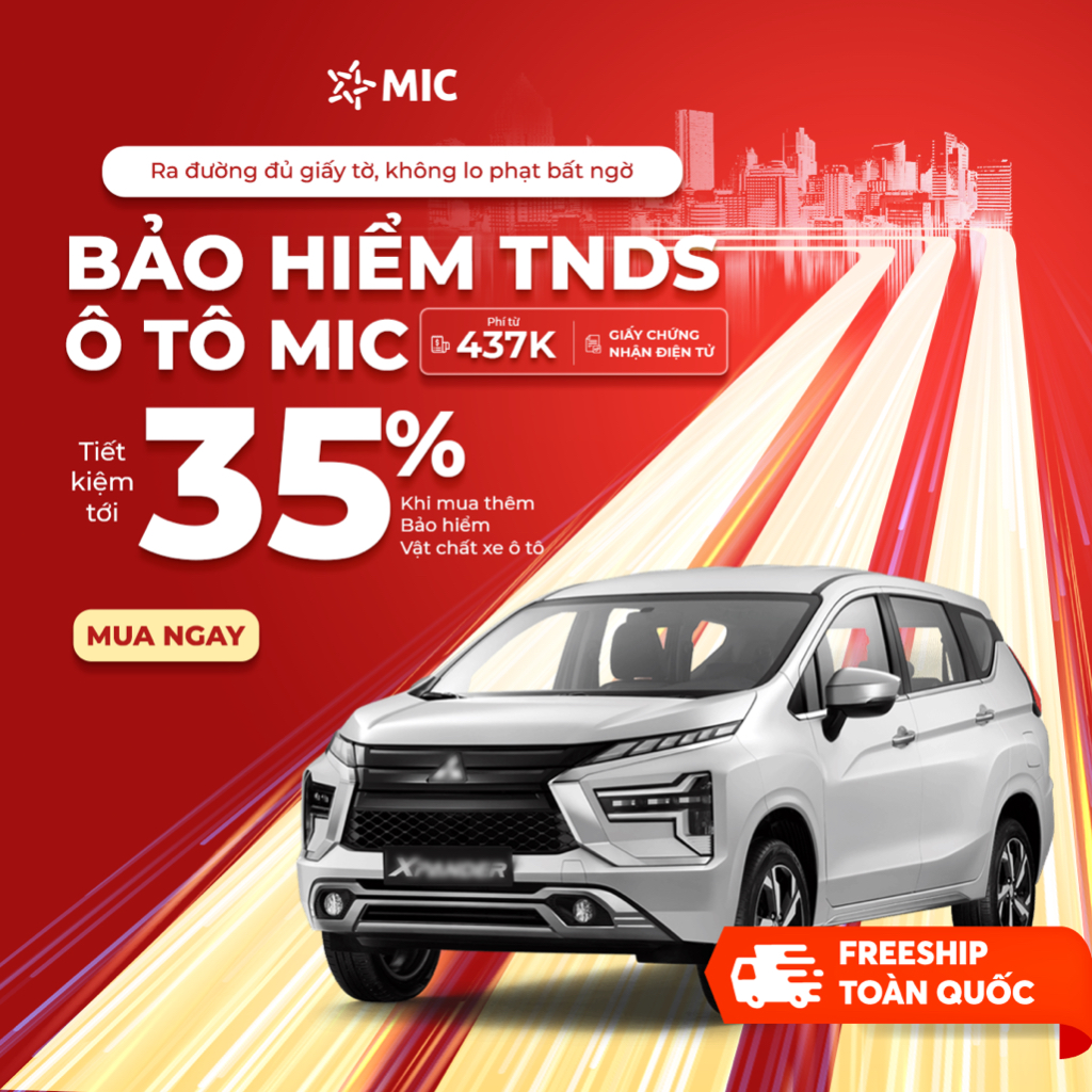 [Xe 7 chỗ] [E-Voucher] Bảo hiểm TNDS ô tô bắt buộc, cấp GCN điện tử | Bảo hiểm Quân đội MIC - 1