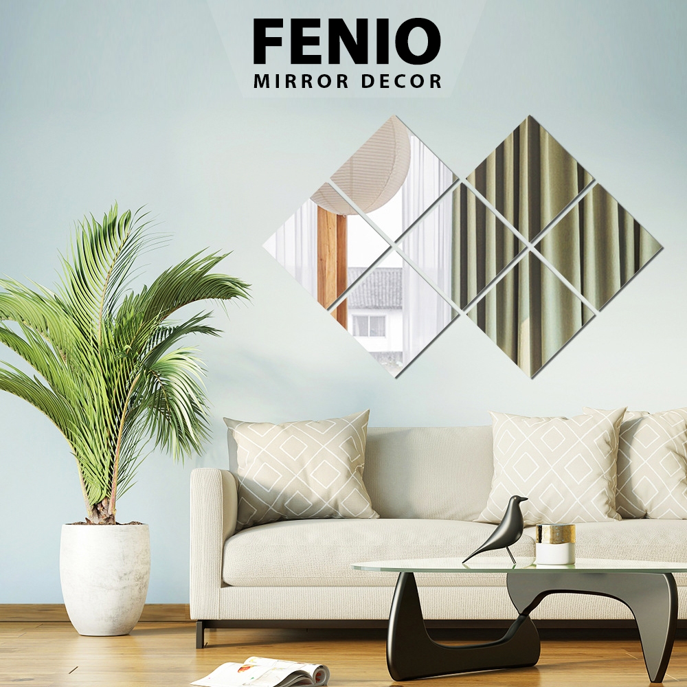 Ảnh Gương dán tường soi toàn thân FENIO Gương decor phòng ngủ trang trí nội thất trang trí dán tủ dán tường 1