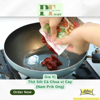 Gia vị Mỳ Spaghetti Sốt Bò Bầm 50g Lobo Thái. Nam Prik Ong Seasoning --> Sốt Mì Ý Thịt Bầm