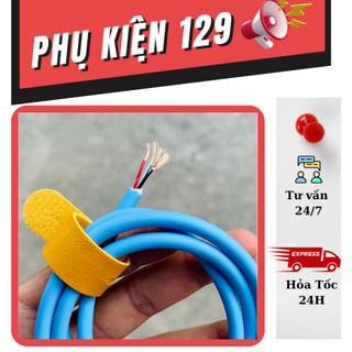 Dây cáp sạc nhanh điện thoại bọc silicon dày, lõi đồng, đầu sạc chắc chắn dài 1m 1.5m 2m cho mọi máy điện thại