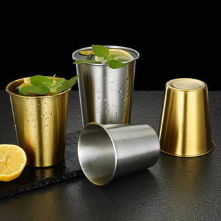 (Hàng có sẵn) Cốc inox Hàn Quốc | Ly Inox 304 thích hợp sử dụng cho trẻ nhỏ - nhà hàng phong cách Hàn Quốc Nhật Bản