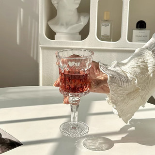 (giá dùng thử) Ly cocktail thủy tinh, ly họa tiết cạnh cắt kim cương, chuyên dụng uống các đồ uống có cồn