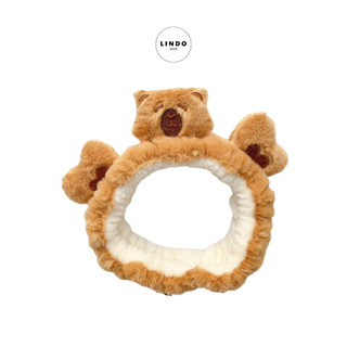 Cài Tóc, Bờm Tóc Capybara LINDO, Cài Tóc Dễ Thương, Lông Nhung Mềm Mại, Kiểu dáng Đa Dạng