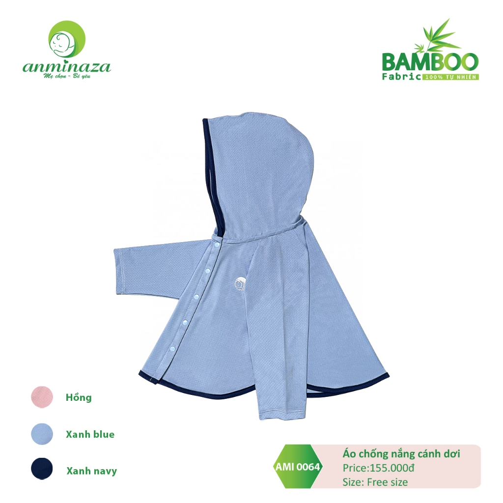 Áo Chống Nắng Cho Bé Anminaza Chống Tia UV Bảo Vệ An Toàn Cho Da Bé - Hàng Chính Hãng AMI0064