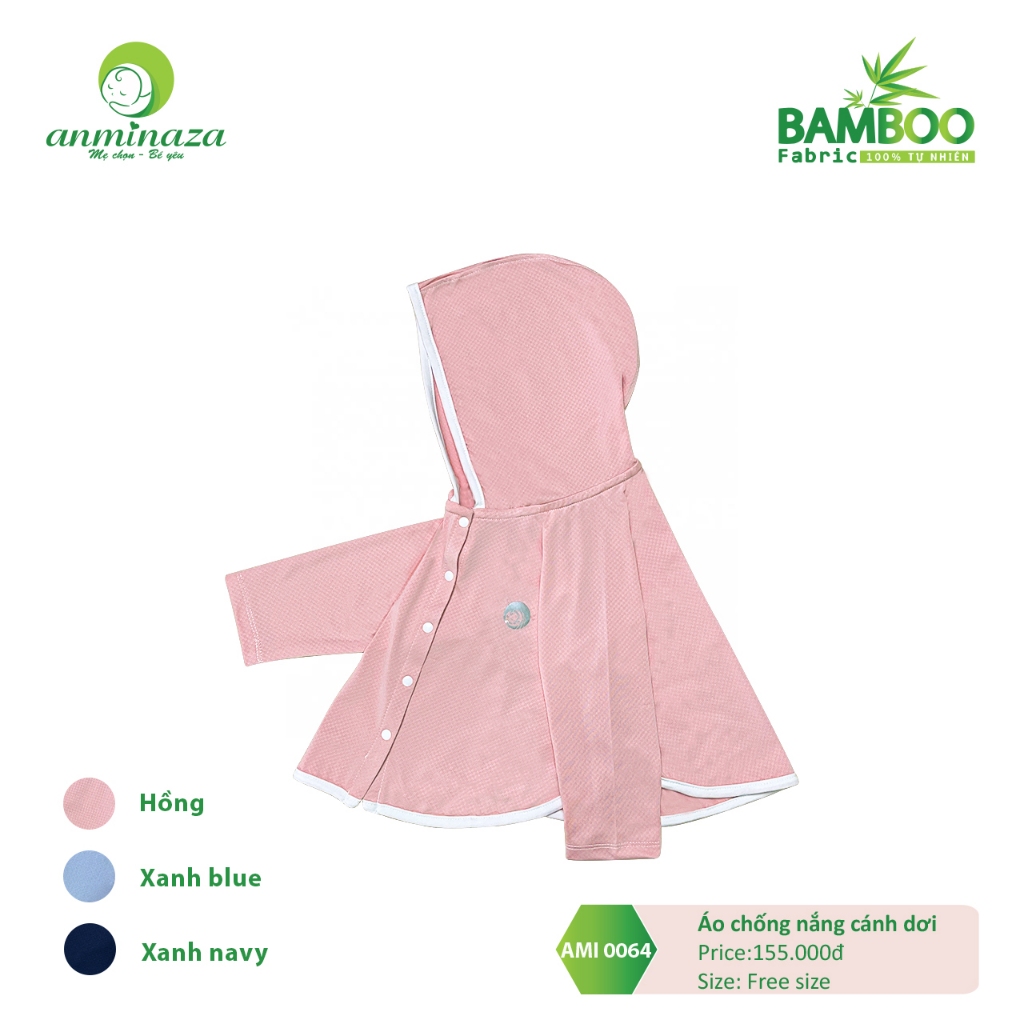 Áo Chống Nắng Cho Bé Anminaza Chống Tia UV Bảo Vệ An Toàn Cho Da Bé - Hàng Chính Hãng AMI0064