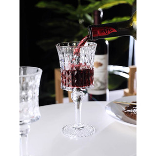 (giá dùng thử) Ly cocktail thủy tinh, ly họa tiết cạnh cắt kim cương, chuyên dụng uống các đồ uống có cồn