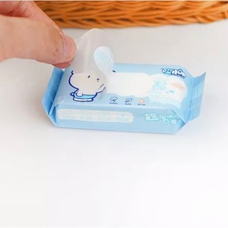 Set 8 Gói (64 tờ) Khăn Giấy Ướt Mini Dễ Thương Bỏ Túi Tiện Lợi, Khăn Giấy Ướt Đa Năng Không Mùi , An Toàn