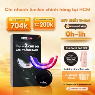 Kit Trắng Răng Smilee Extra, trắng răng từ 3-6 tone sau một liệu trình giúp hơi thở thơm mát tự tin, Hàng chính hãng