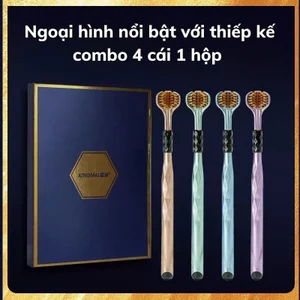 Combo 4 Bàn Chải Đa Chiều - Bàn Chải Đánh Răng Lông Mềm Bảo Vệ Lợi 4 chiếc 4 màu (tuyển )
