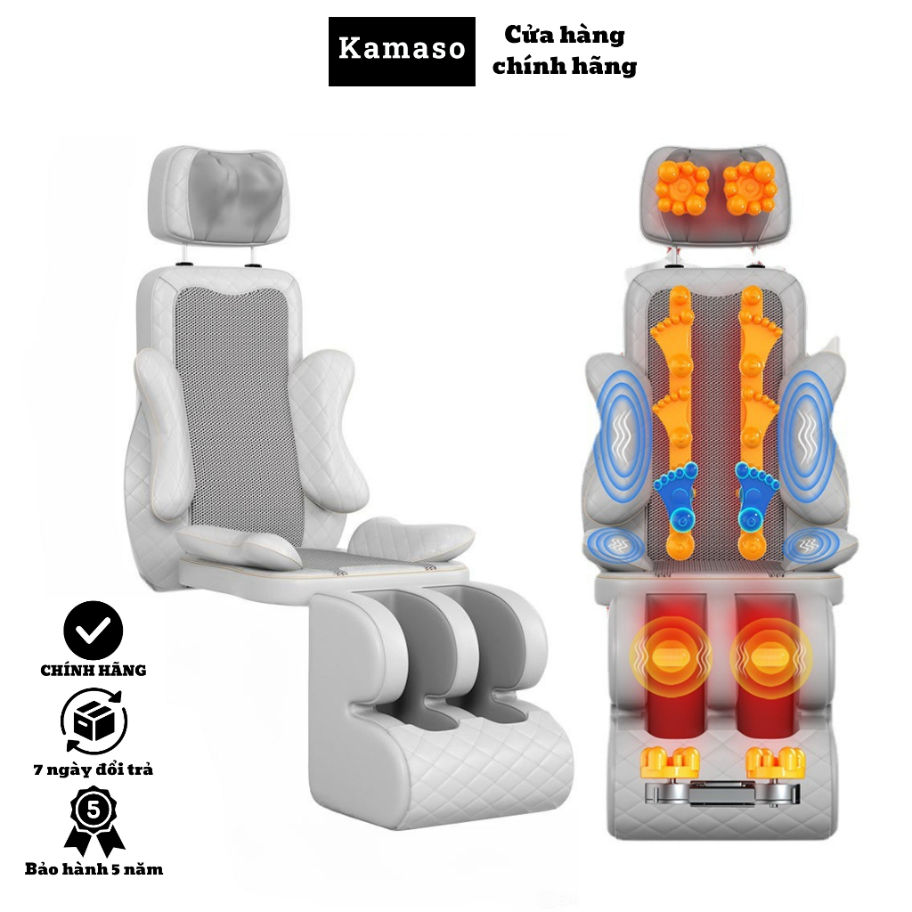 Product image Ghế Massage toàn thân Kamaso mẫu 2024 cải tiến thêm 12 con lăn phần lưng Bảo hành 5 năm 1