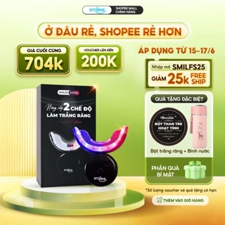 Trắng răng Smilee Extra, trắng răng từ 3-6 tone sau một liệu trình giúp hơi thở thơm mát tự tin. Hàng chính hãng