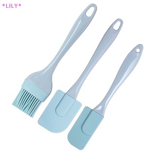 Set Phớt Và Chổi Quét Dầu 3 Chi Tiết- Bộ 3 Dụng Cụ Làm Bếp Làm Bánh Bằng Silicon Chịu Nhiệt Cao