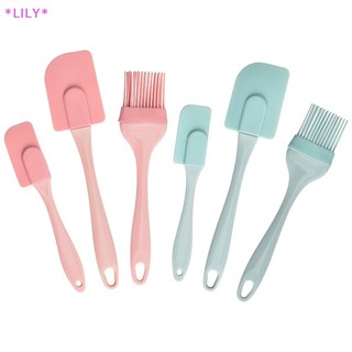 Set Phớt Và Chổi Quét Dầu 3 Chi Tiết- Bộ 3 Dụng Cụ Làm Bếp Làm Bánh Bằng Silicon Chịu Nhiệt Cao