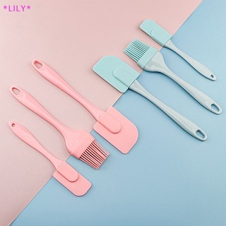 Set Phớt Và Chổi Quét Dầu 3 Chi Tiết- Bộ 3 Dụng Cụ Làm Bếp Làm Bánh Bằng Silicon Chịu Nhiệt Cao