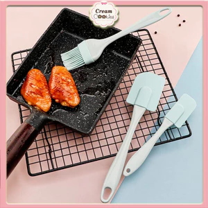 Set Phớt Và Chổi Quét Dầu 3 Chi Tiết- Bộ 3 Dụng Cụ Làm Bếp Làm Bánh Bằng Silicon Chịu Nhiệt Cao