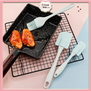 Set Phớt Và Chổi Quét Dầu 3 Chi Tiết- Bộ 3 Dụng Cụ Làm Bếp Làm Bánh Bằng Silicon Chịu Nhiệt Cao