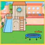 Đồ Chơi Bóc Dán Bằng Giấy Ngôi Nhà Bằng Giấy Thủ Công Toca Boca Life Children T3 Đồ Chơi - Squishy - Kuromi - Đồ