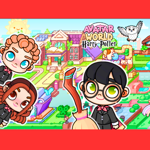 ( MỚI ) Đồ Chơi Bóc Dán Bằng Giấy - Ngôi Nhà Bằng Giấy Thủ Công Toca Life World Phù Thủy Harry Potter T4 - Squishi kurom