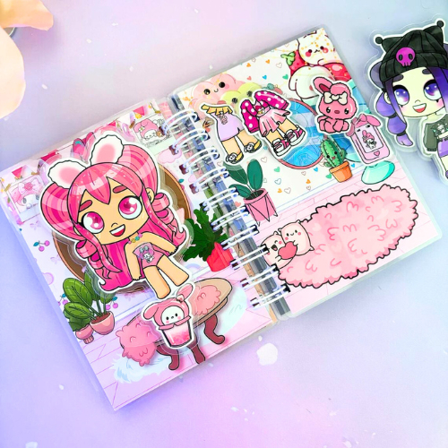 ( MỚI ) Đồ Chơi Ngôi Nhà Bằng Giấy Thủ Công Hello kitty | Avatar world busy book | toca boca dollhoue T7