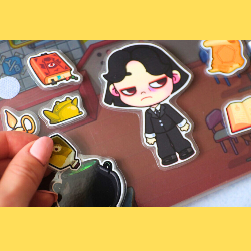 ( MỚI ) Đồ Chơi Bóc Dán Bằng Giấy - Ngôi Nhà Bằng Giấy Thủ Công Toca Life World Phù Thủy Harry Potter T4 - Squishi kurom