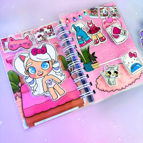 ( MỚI ) Đồ Chơi Ngôi Nhà Bằng Giấy Thủ Công Hello kitty | Avatar world busy book | toca boca dollhoue T7