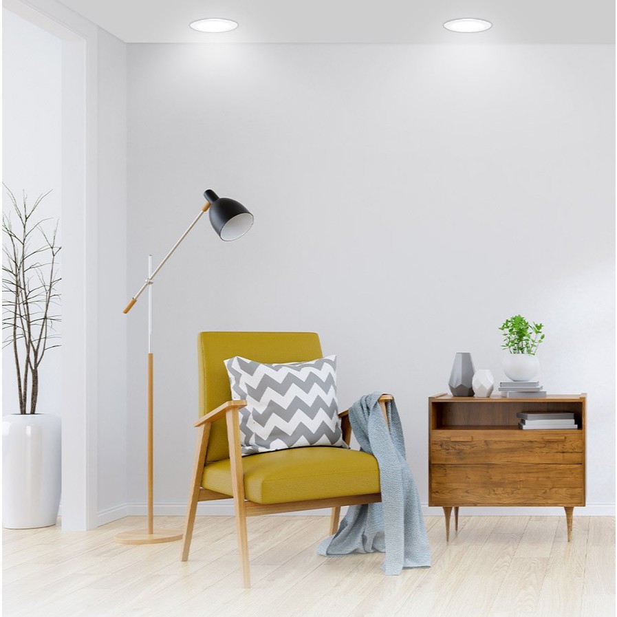 Ảnh Đèn LED âm trần Chống ẩm Panasonic IP44 DN 2G Công suất 9W, 12W - Ánh sáng Trắng 6500K, Bảo hành 2 năm 1 đổi 1 2