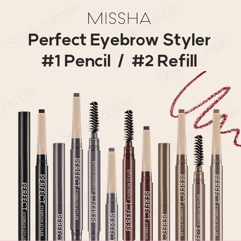 Chì kẻ chân mày 2 đầu Missha Perfect Eyebrow Styler - HasuShop