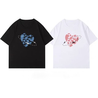 Áo Thun Đôi Nam Nữ Plane Around The Heart Mặc Cùng Người Yêu, Cặp Áo Phông Đôi Chất Liệu 100% Prenium Cotton [A035]