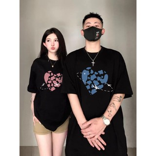 Áo Thun Đôi Nam Nữ Plane Around The Heart Mặc Cùng Người Yêu, Cặp Áo Phông Đôi Chất Liệu 100% Prenium Cotton [A035]