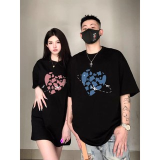 Áo Thun Đôi Nam Nữ Plane Around The Heart Mặc Cùng Người Yêu, Cặp Áo Phông Đôi Chất Liệu 100% Prenium Cotton [A035]