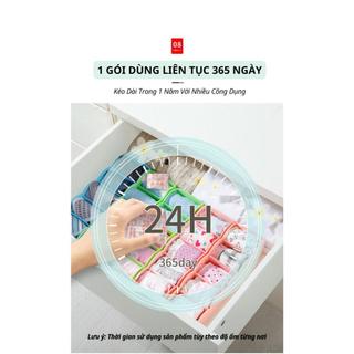 Gói 48 Túi Thơm Chống Nấm Mốc Hương Hoa Hồng, Khử Mùi Hôi, Chống Ẩm Mốc, Để Tủ Quần Áo, Tủ Giày - DUY MART