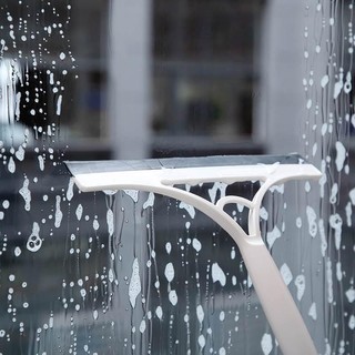 Dụng cụ gạt kính cầm tay cán dài,Cây gạt kính,lau kính cầm tay cán dài inox tiện dụng { H }