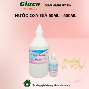 Nước oxy già 3% - Làm sạch vết thương, dụng cụ