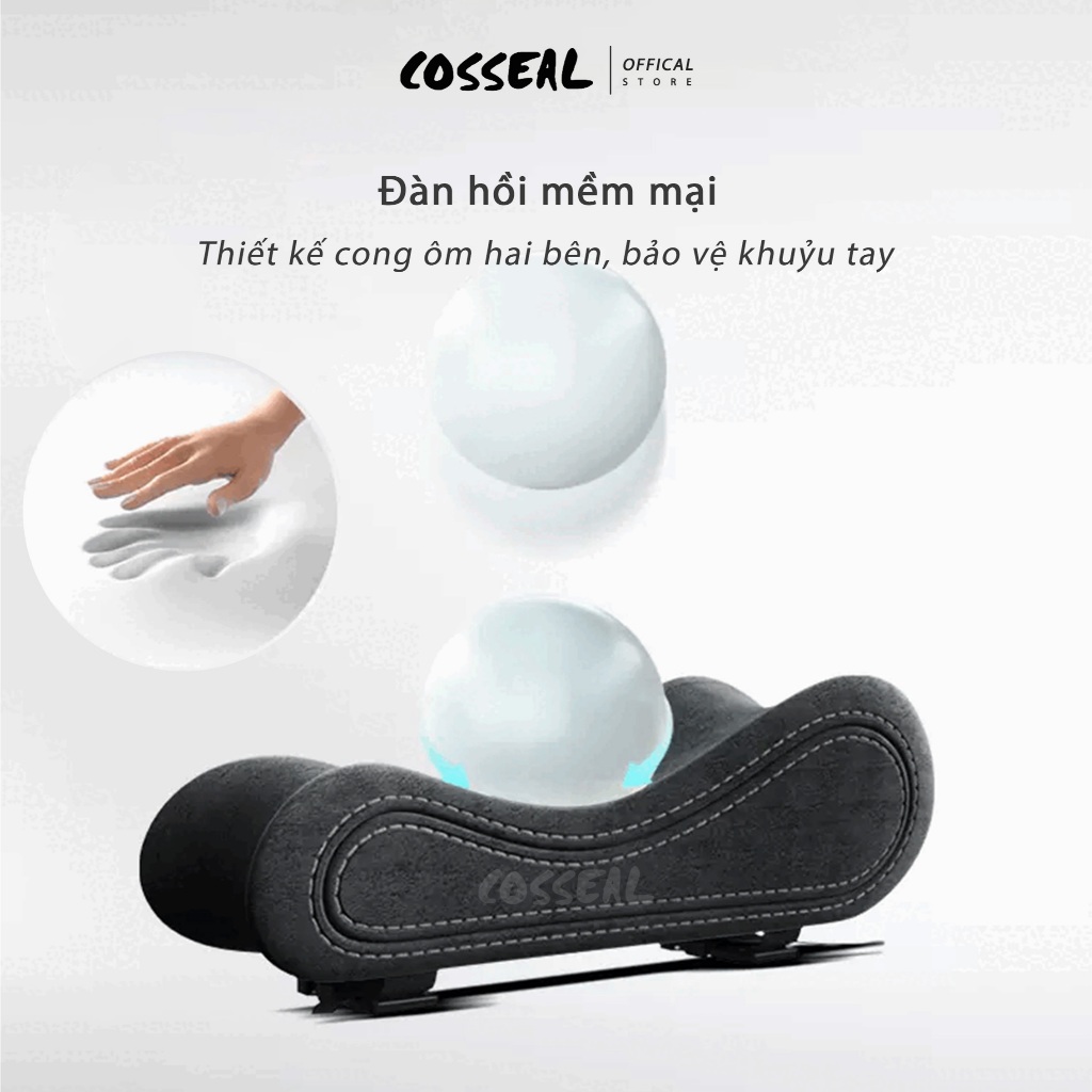 Gối Kê Tay Cosseal Công Thái Học Cao Su Non Đệm Tay Vịn Nâng Đỡ Cánh Tay Giảm Áp Lực Khuỷu Tay | BigBuy360 - bigbuy360.vn