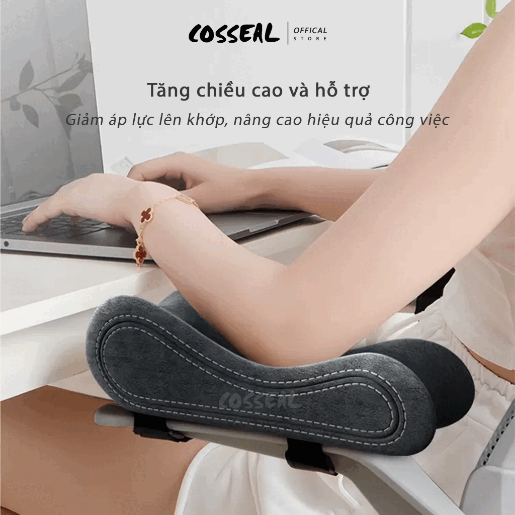 Gối Kê Tay Cosseal Công Thái Học Cao Su Non Đệm Tay Vịn Nâng Đỡ Cánh Tay Giảm Áp Lực Khuỷu Tay | BigBuy360 - bigbuy360.vn
