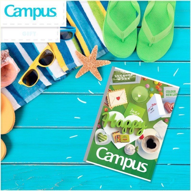 Lốc 10 quyển vở campus 120 trang hàng đẹp