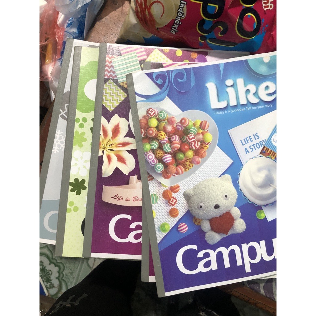 Lốc 10 quyển vở campus 120 trang hàng đẹp
