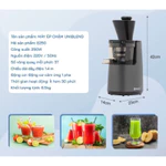 Máy ép trái cây Chậm Uniblend E250 - 250W - Bảo hành 3 năm - phù hợp cho quán kinh doanh và gia đình — ảnh 1