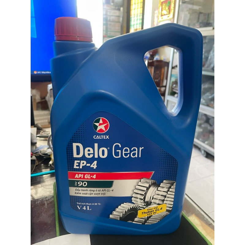Nhớt Hộp Số Caltex Delo Gear Sae 90 - 4 Lít (Gear Oil) | Shopee Việt Nam
