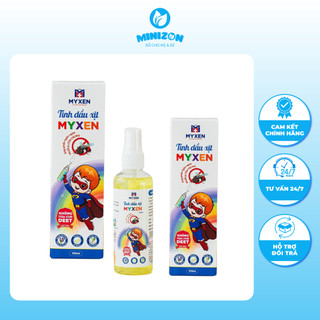 Tinh dầu xịt đuổi muỗi, côn trùng MYXEN 100ml cho bé từ sơ sinh