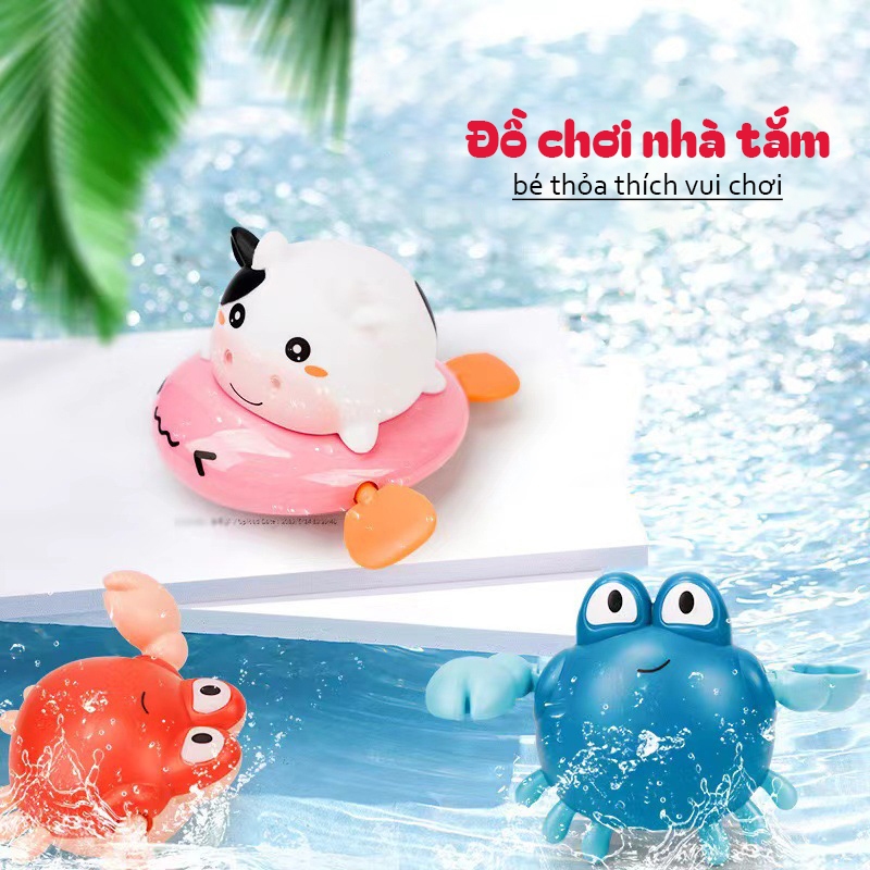 Đồ Chơi Nhà Tắm Cho Bé Rùa Bơi Siêu Đáng Yêu Cho Bé Dùng Để Chơi Trong Bồn Tắm, Bể Bơi