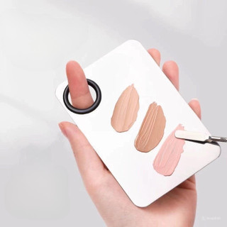 Khay Dụng Cụ Trộn Nền Bằng Thép Sáng Chính Hãng Chống Gỉ Kèm Cây Trộn 88810