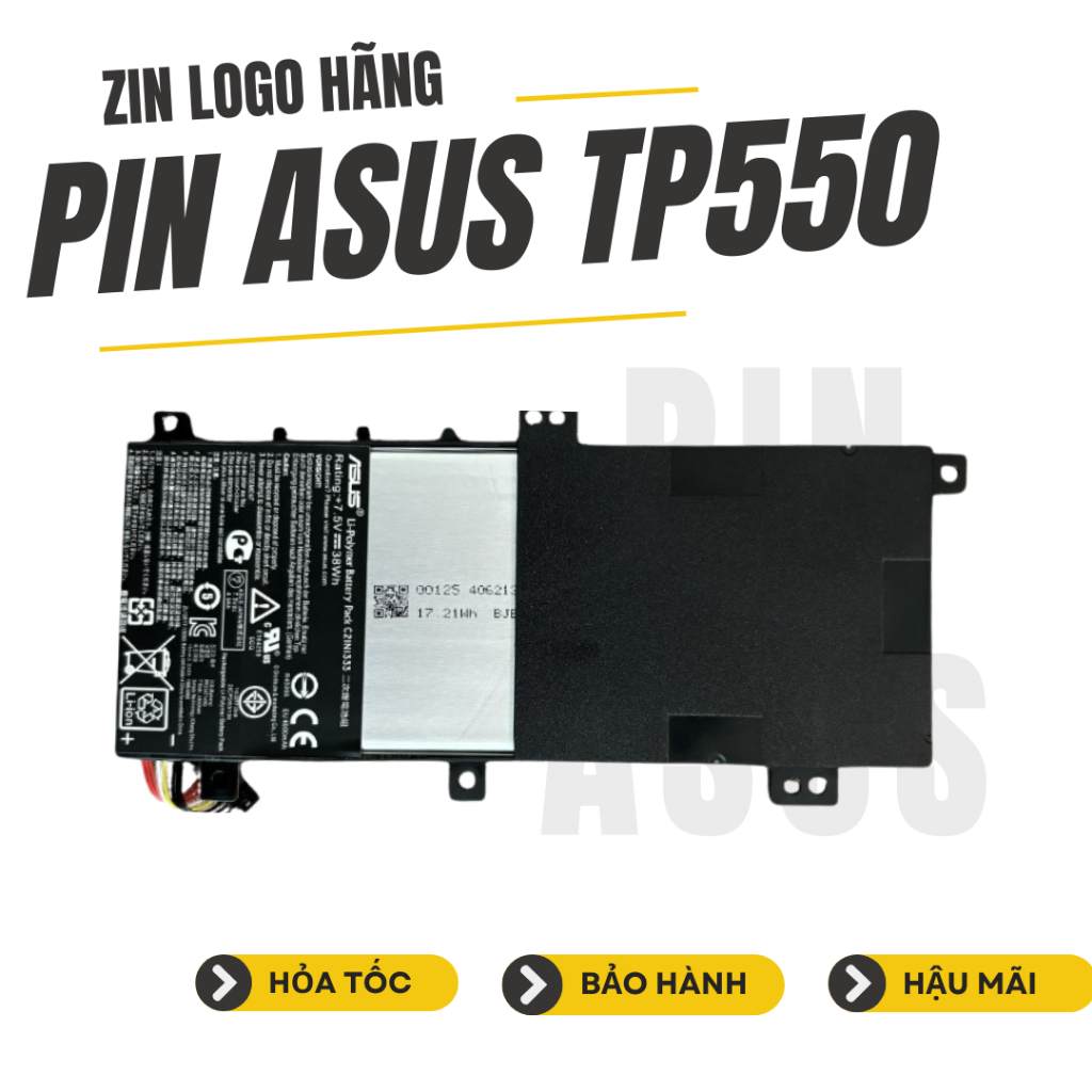 Pin Laptop Asus Transformer Book Flip Tp550la Tp550ld R554l C21n1333 Zin New 100 BẢo HÀnh 6