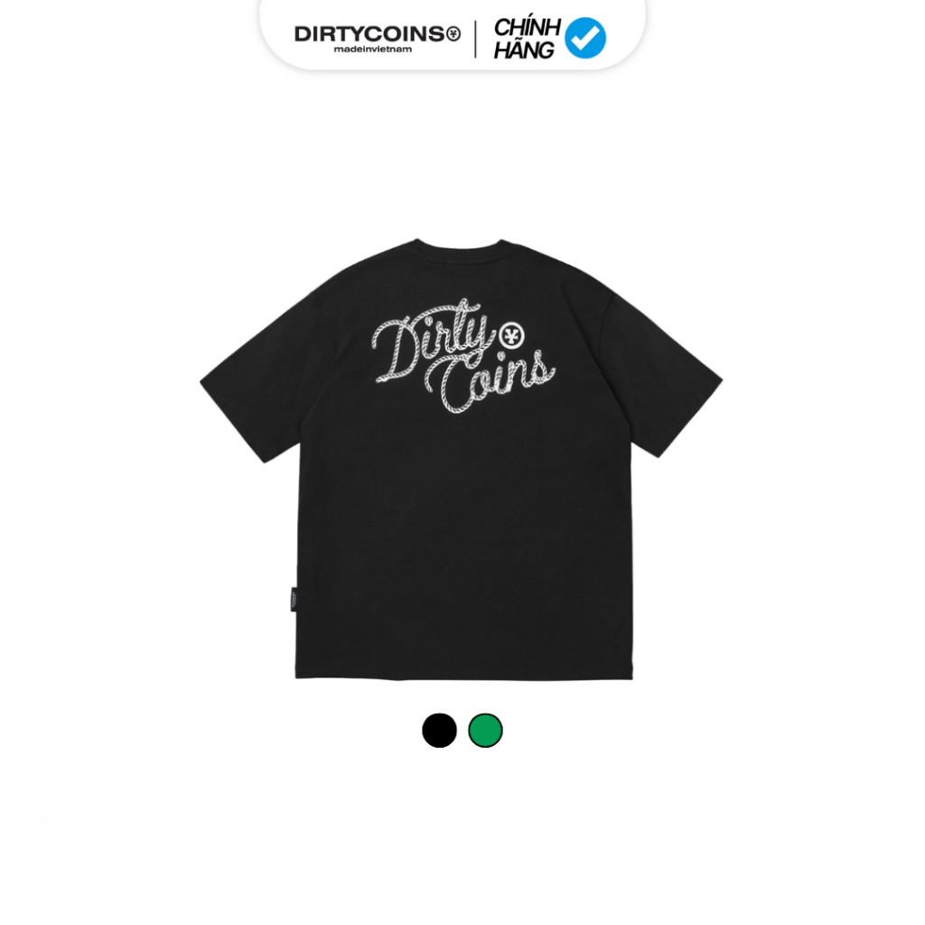 Ảnh Áo Thun DirtyCoins Rope Print Regular T-shirt 1
